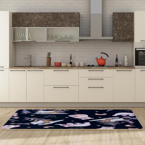 Alfombrilla de cocina antideslizante que evita resbalones en pasillos húmedos 6