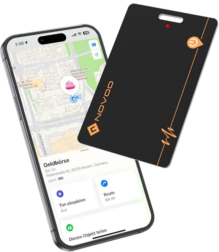 Ya en manzanajugosa.com: NOVOO Rastreador de billeteras delgadas, tarjeta Air Tag recargable con Apple Find My (solo iOS) Smart Bluetooth Buscador de billetera IP68 resistente al agua Tarjeta SmartTag compatible para