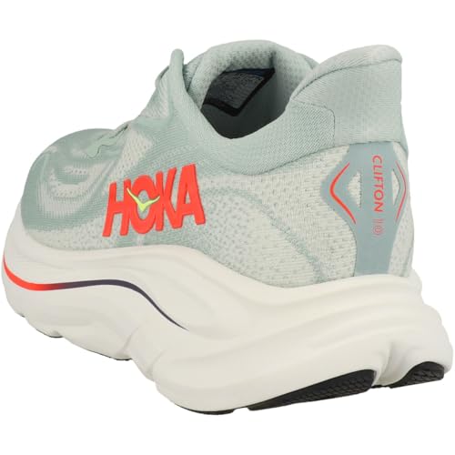HOKA Hoka Men's Clifton 10 Sage/Neon Flame 7 Medium