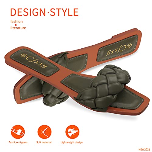 ERLINGO Sandali piatti da donna, aperti a punta