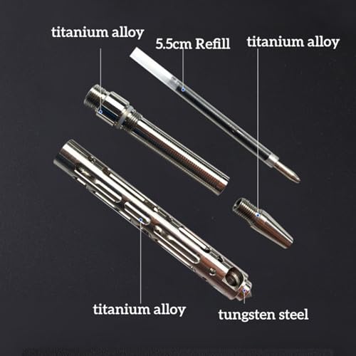 Stylo à bille en titane Hamans EDC de poche compact