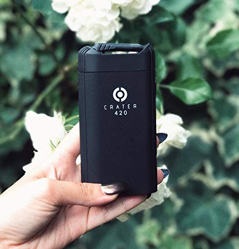 Premium Dry Herb Vaporizer - CRATER 420 Portable convection vaporiser with  built-in 2600mAh Li-ion Battery