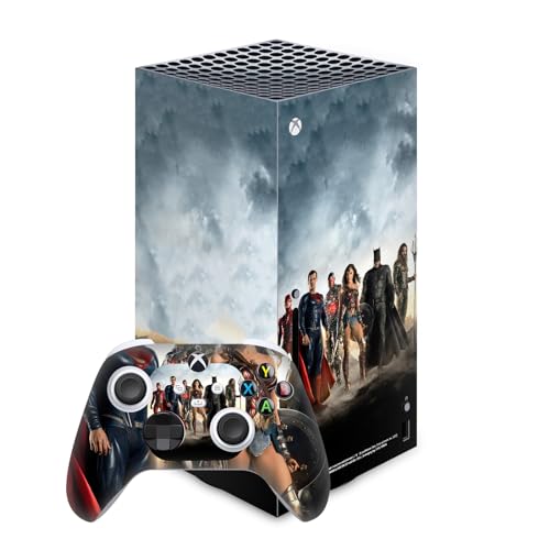Autocollant Xbox Series X Justice League pour personnaliser votre espace de jeu de salon
