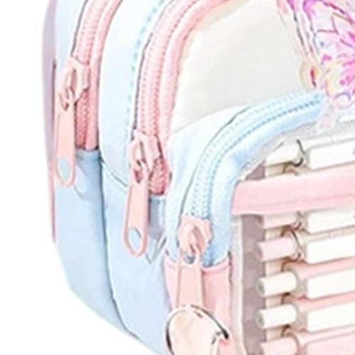 Pochette artistique de rangement avec compartiments pour stylos - 8