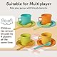AOLEVA Teeservice Set Kinder, Spielküche Zubehör Kinderküche Tee Set Puppengeschirr Kindergeschirr Geschenk für Kinder Mädchen Jungen
