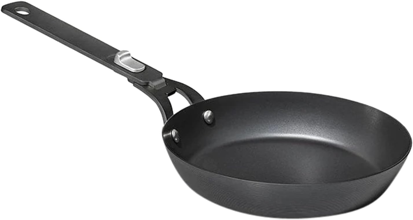 OXO 8″ Pre-Seasoned Carbon Steel Skillet with Detachable Handle OXO 8″ Pre-Seasoned Carbon Steel Skillet with Detachable Handle