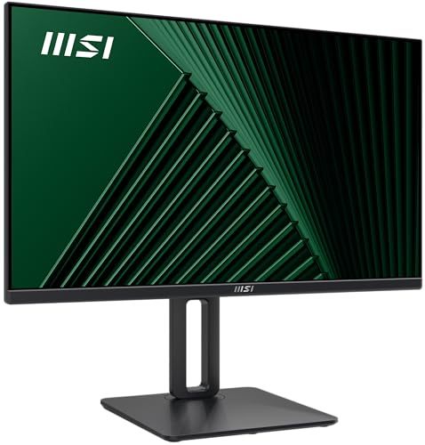 MSI PRO MP245PG 23.8 Inch Full HD Office Monitor - 1920 x 1080 IPS Panel, 100 Hz, Eye-Friendly Screen, VESA Mountable, Display Kit Support, 4-Way Adjustable - HDMI, DisplayPort, D-Sub (VGA) - Image 3