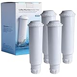 Zxnqzed 4 Stück Wasserfilter Ersatz für Nivona, Melitta, Krups F088 Pro Aqua Wasserfilter, Water Filter Kompatibel mit AEG, Krups EA829S, Jura, Bosch und Mehr
