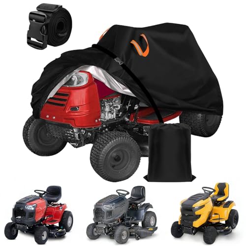 Aibiley Riding Lawn Mower Cover for up to 54" Decks 600D Oxford Waterproof Windproof