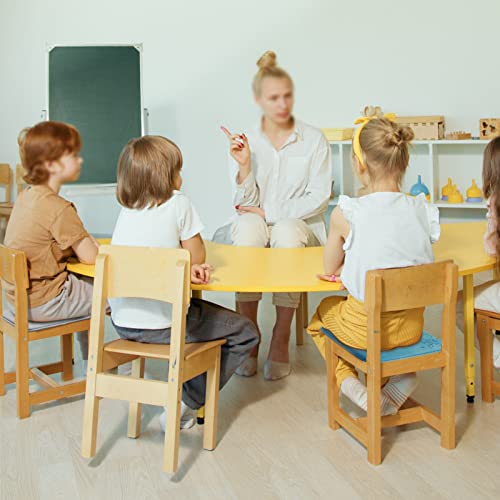 Jeogyong Chair Cushion Memory Foam Pads Non Slip Back Ultra Soft Floor Cushions For Classroom 14 X 13 Inch Comfy Flexible Seating Square Seat Cushion For Kids Chair, School Chair, 2 Pack (Grey) #TOP6