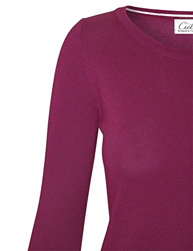 Image of Cielo Women's Solid Soft Stretch Pullover Knit Sweater