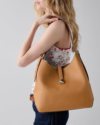 Image of kate spade new york Women's Deco Pebbled Leather Large Shoulder Bag