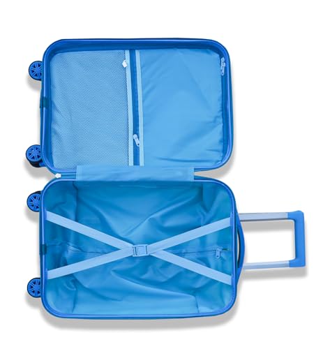 Image of ADSON Abs Kids Trolley 360 Rotating Luggage 360 Degree Wheels Non-Breakable 16 Inch Kids Hardsided Suitcase with 4 Wheels, 360 Degree Wheel Travel Trolley Bag (S Design 5)