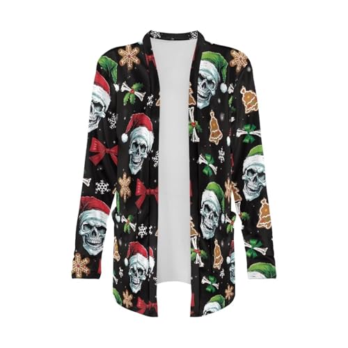 Image of Women's Open Front Cardigan Long Sleeve Loose Sweater Lightweight Soft Cardigan Jackets