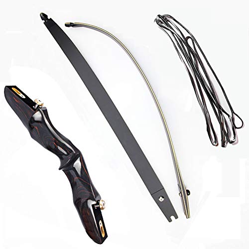 Obert 58Inch Archery Takedown Recurve Bow ILF Right Hand 30~60lbs Outdoor Hunting Shooting Target Practice (35lbs)