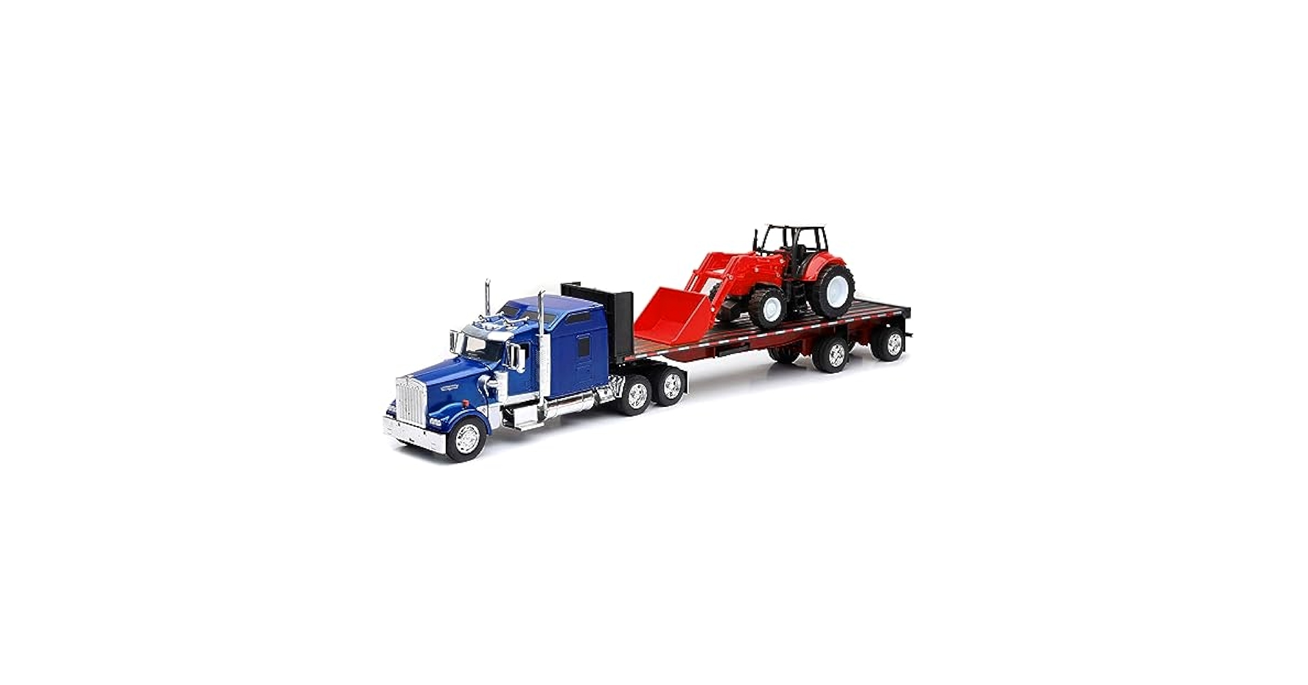 ダイキャストプロモーション　Kenworth W900 Kenworth W900 Frameless Dump Truck Red and Chrome Long Haul