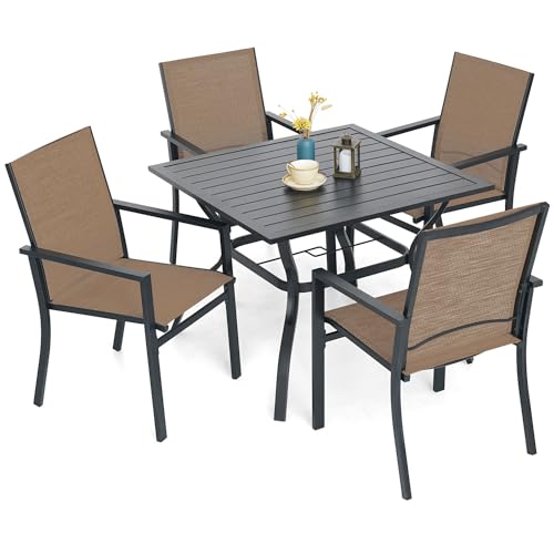 Nixtopia 5 Piece Patio Dining Set with Outdoor Mix
