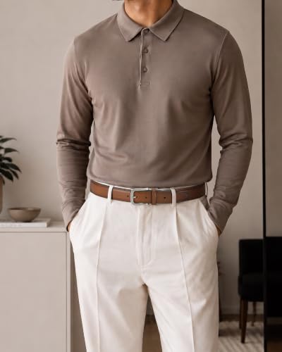 Image of CHAOREN Mens Belts Leather 35mm for Jeans - Tough at Work, Sharp Daily