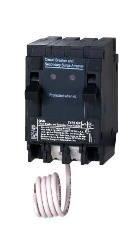 Image of Siemens QSA1515SPD Whole House Surge Protection with Two 15-Amp Circuit Breakers for Use Only on Siemens Panels