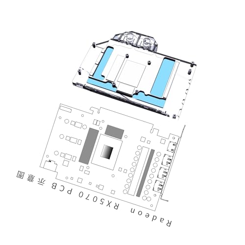 Image of Copper GPU Water Cooling Block GPU Waterblock for Asus Prime GeForce RTX 5070 12GB GDDR7