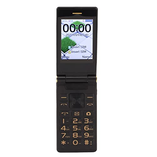 Senior Flip Mobiltelefon med Stora Knappar och Lång Batteritid