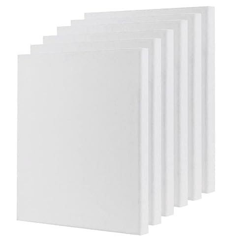 Holdfiturn 12PCS Blank Canvas A3(30X40cm) Artist Canvas Panels Board 100% Cotton Blank Canvases