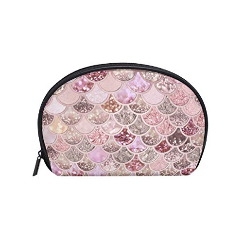 Preisvergleich Produktbild Kosmetiktasche mit Reißverschluss Mysterious Glitter Mermaid Scales Clutch Travel Aufbewahrungstasche Make-up Tasche Tasche Organizer Fall für Frauen