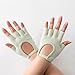 Ralondbey 1 Pair Silicone Antislip Five Finger Workout Glove Weight Training Glove Gym Glove Weightliftings Glove for Women Man