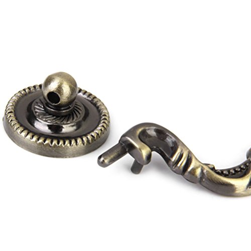 Nuolux Pull Handle Vintage For Cabinet Closet Drawer (Antique Brass) #TOP4