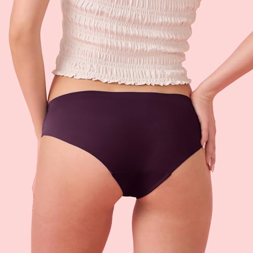 Image of Enamor Innovations Invisi, All Day Comfort, Low Waist Bikini Panty for Women - No Visible Panty Lines, Sweat Wicking, Free Cut, Regular Coverage - PB40