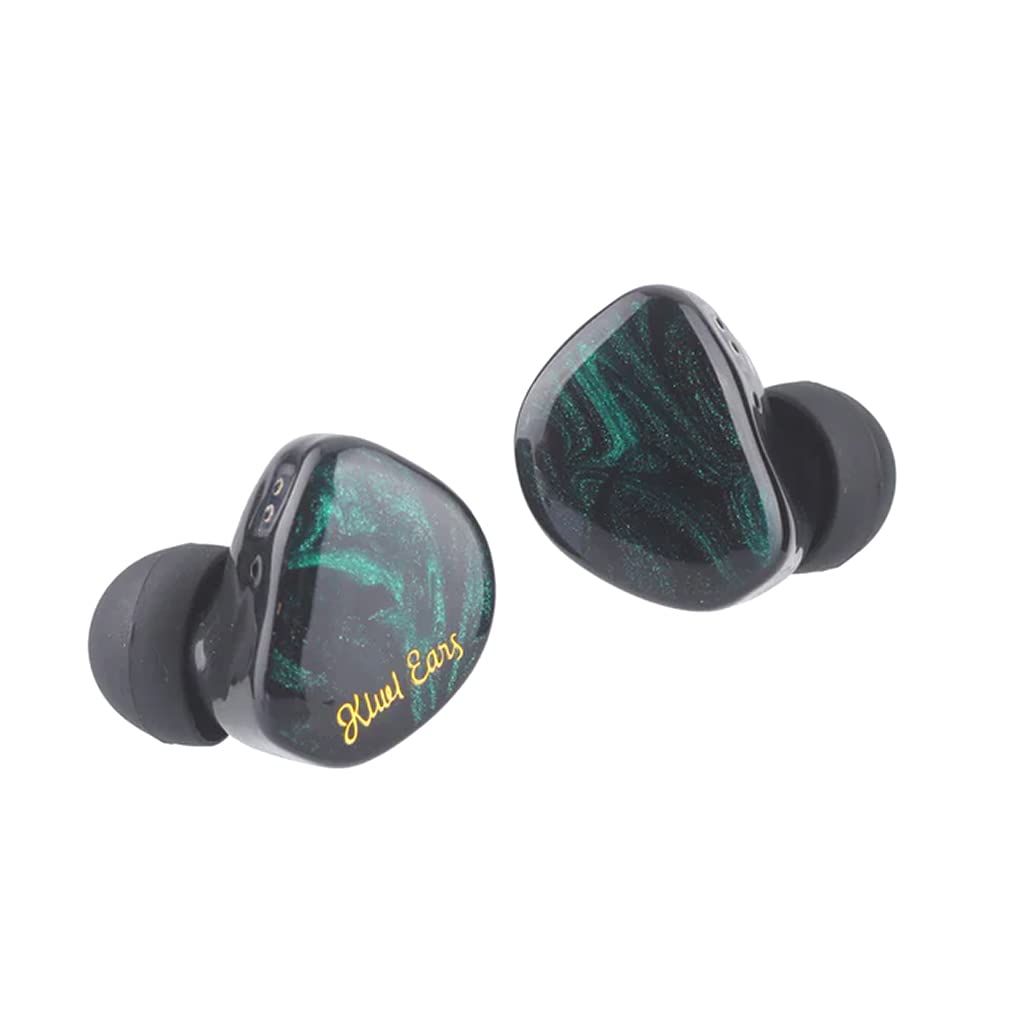 Kiwi ears Cadenza Wired IEM Earphone, 10mm Beryllium Driver | Custom-Designed 3D Printed | in Ear Monitor Earbuds with 4 Core Braided Copper Detachable Cable (Green)-image-12