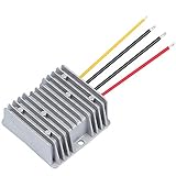 ➤ Gehäuse aus Aluminiumlegierung: DC Step-Down-Konverter, Buck Spannungsregler-Modul für Autos, Audio-LED-Display, wasserdicht, max. Strom 20 A, 240 W. Ausgestattet mit wasserdichtem, erdbebensicherem, feuchtigkeits- und staubdichtem Design und besserer Wärmeableitung.