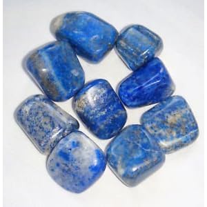 crystalmiracle 10 Lapis Lazuli Gemstone Tumblestones Crystal Healing Lot Reiki Wellness Meditation Home Office Gift