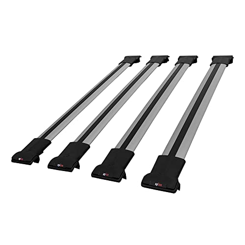 Tetrax CAM Sistema De Portaequipajes Premontado Rax – Barras De Techo Para Coche Con Fijaciones Incluidas (carga 50 Kg)