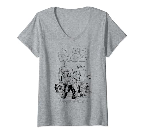 T-shirt Star Wars Rogue One pour femme parfait pour un look geek urbain