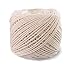 (1mm x 400m(about 437 yd)) Handmade Decorations Natural Cotton DIY Wall Hanging Plant Hanger Craft Making Knitting Cord Rope Natural Color Beige