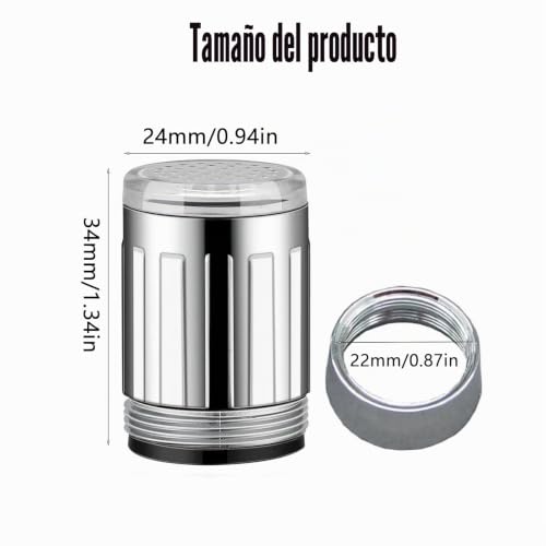 Accesorios para grifos con luces automáticas sin usar baterías 4