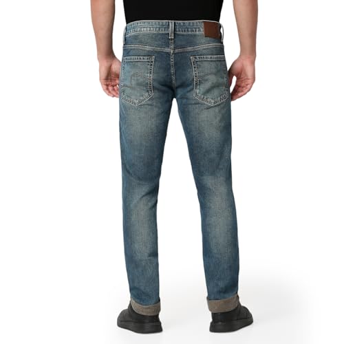 Image of Spykar Men's Slim Fit Low Rise Casual Jeans