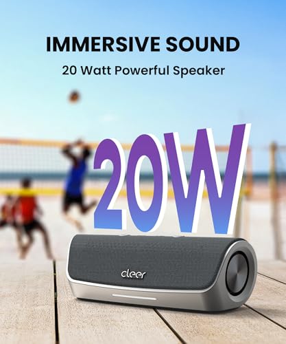Cleer Scene Wireless Bluetooth Speaker, Grey - image 4
