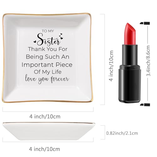 Sister-Gifts-To-My-Sister-Ring-Tray-Jewelry-Dish-Sister-Birthday-Gifts-for-Sister-Christmas-Mothers-Day-Valentines-Gift-for-Sisters-from-Sister-Brother Sister Gifts To My Sister Ring Tray Jewelry Dish Sister Birthday Gifts for Sister Christmas Mothers Day Valentines Gift for Sisters from Sister Brother