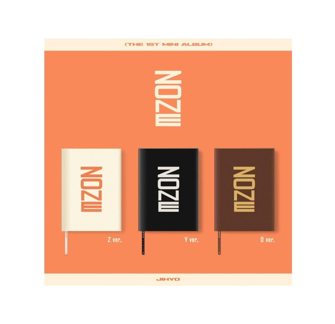 JIHYO TWICE - ZONE (1st Mini Album) CD+Pre-Order Benefit+Folded Poster (O ver, 1 Folded Poster)