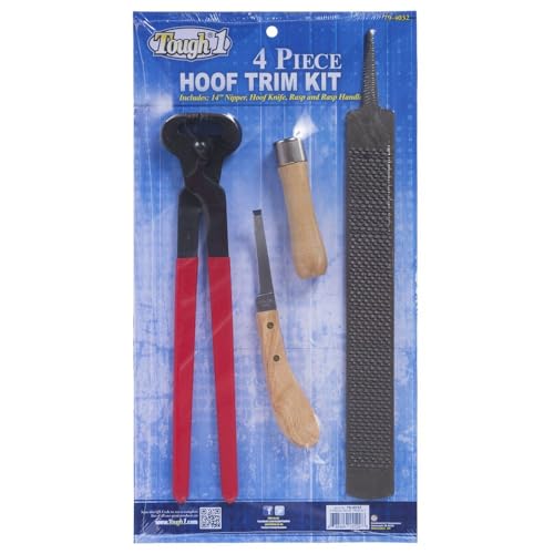 Tough 1 Farrier Hoof Trim Tool Kit 4 Piece
