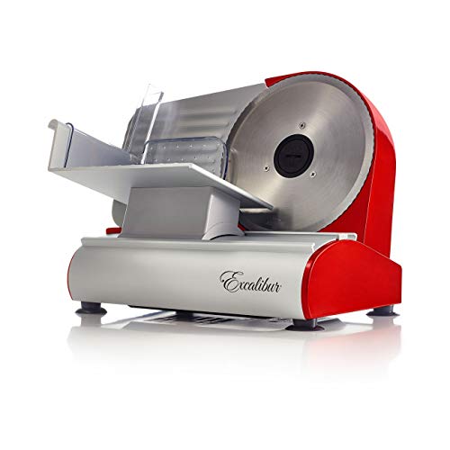 Excalibur Do It Yourself Electric Food and Meat Slicer Features Precision Thickness Control