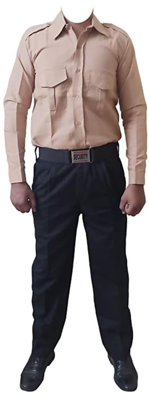 Men's Security Guard Uniform | Biskit Shirt, Black Trouser, Accessories and Labels Included | Size 34-picture-58