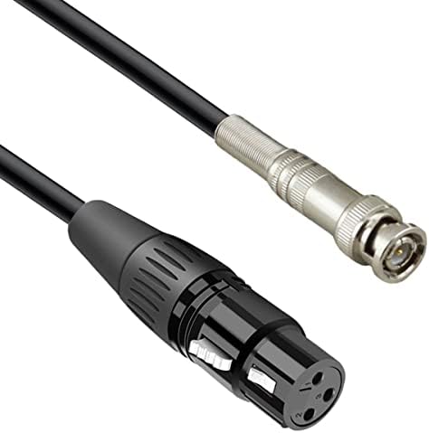 gotor BNC to XLR Female Cable XLR to BNC Cable BNC Female to XLR 6N OFC Silver Plated BNC to XLR Cable 4.95Feet (XLR Female)