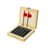 Proline Amazon 5 Pc 3/8'' Shank Indexable Carbide Insert Lathe Turning Tool Bit Set