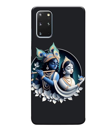 Image of Lord Radha Krishna Printed Hard Back Case Cover Compatible for Samsung Galaxy S20 Plus (Multicolor) - D1666