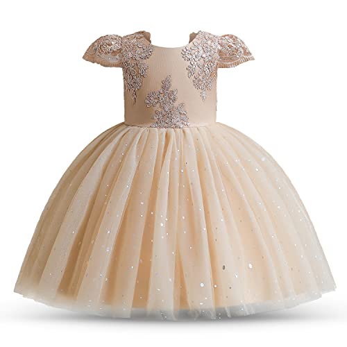 NNJXD Baby Girl Princess Dress Bowknot Sequins Dresses
