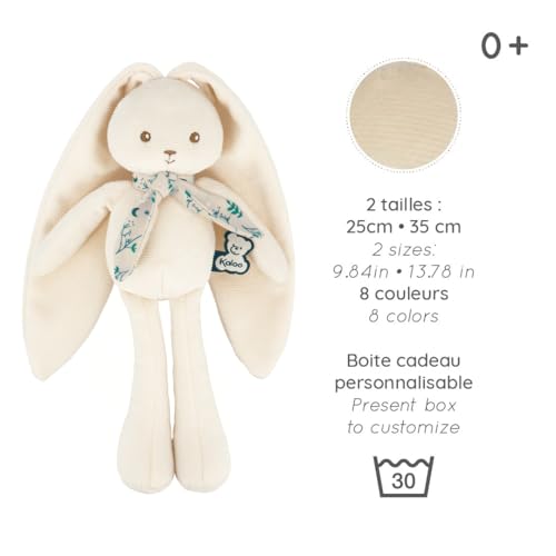 Miniatura 3 de Kaloo - Lapinoo - Peluche Conejo - Peluche Bebe Jersey Y Punto - 25 Cm - Color Crema - Materiales Muy Suaves - Caja De Regalo - Desde El Nacimiento, K969942