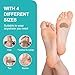 Moleskin for Feet, Moleskin for Blisters, Moleskin Adhesive Pads for Feet Heels, Skin Tape Sticker Patch for Feet (4 Sheets - 24 Pieces Total)
